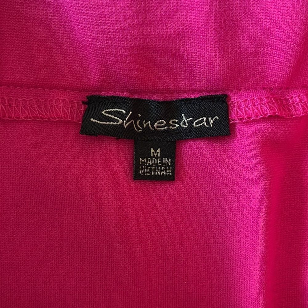 Shinestar Pink Faux Lace up skirt size S/M - Picture 4 of 6